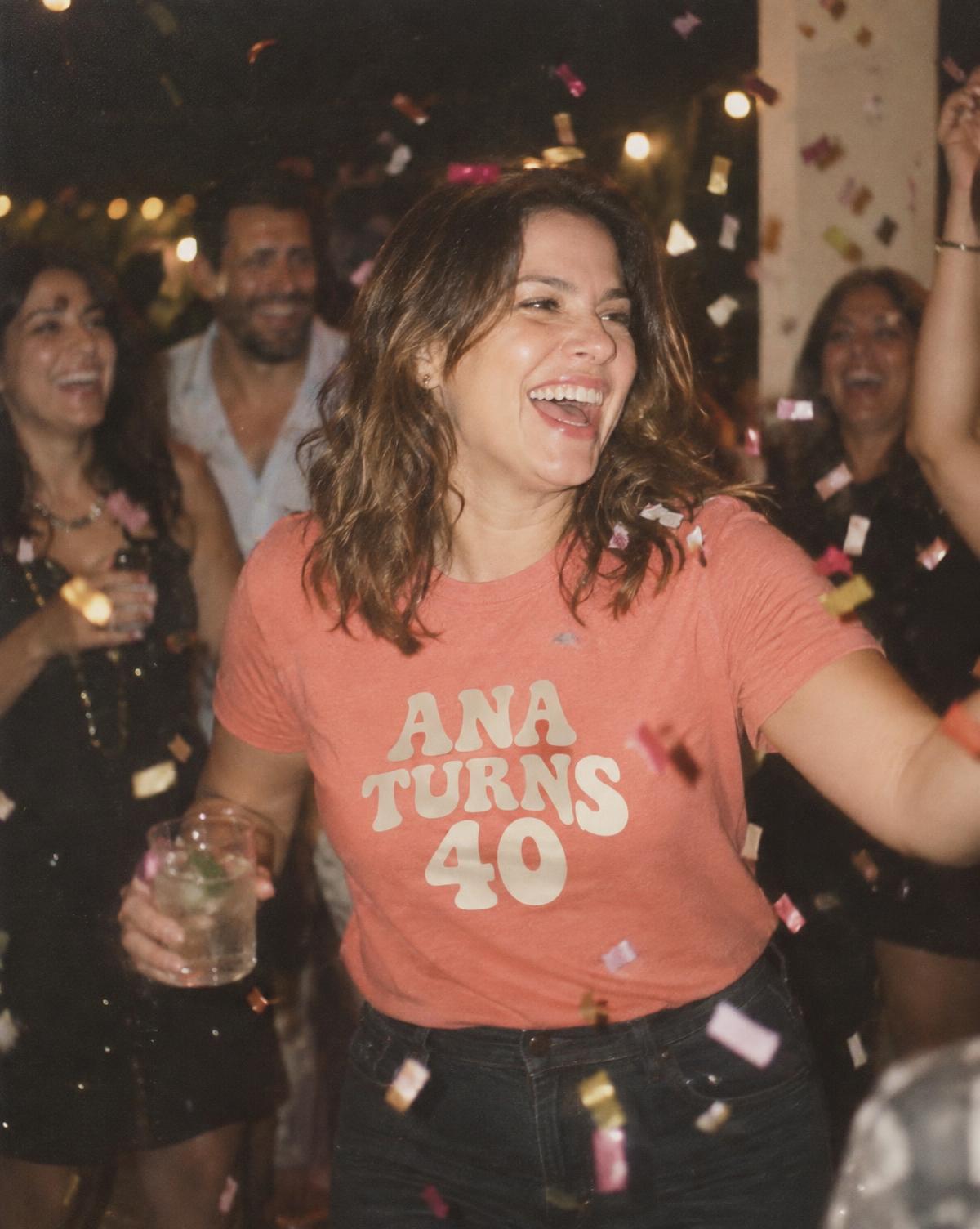Ana turns 40 crew photo for a big birthday