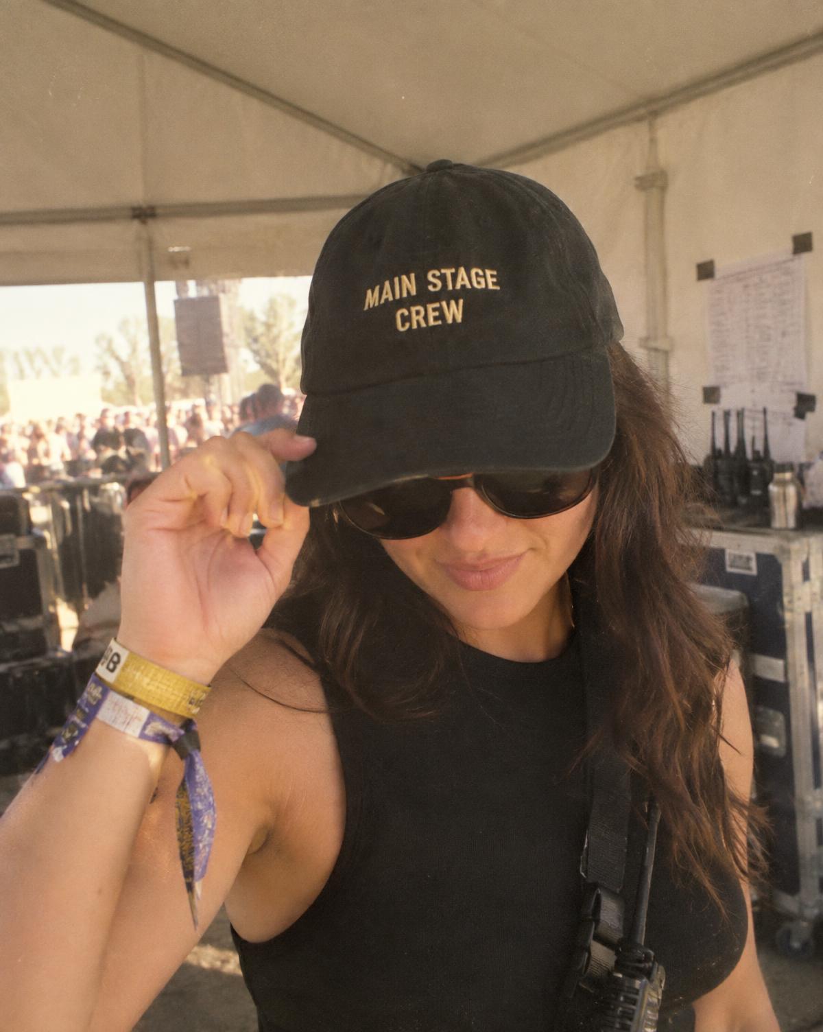 Main stage crew merch piece for a festival crew