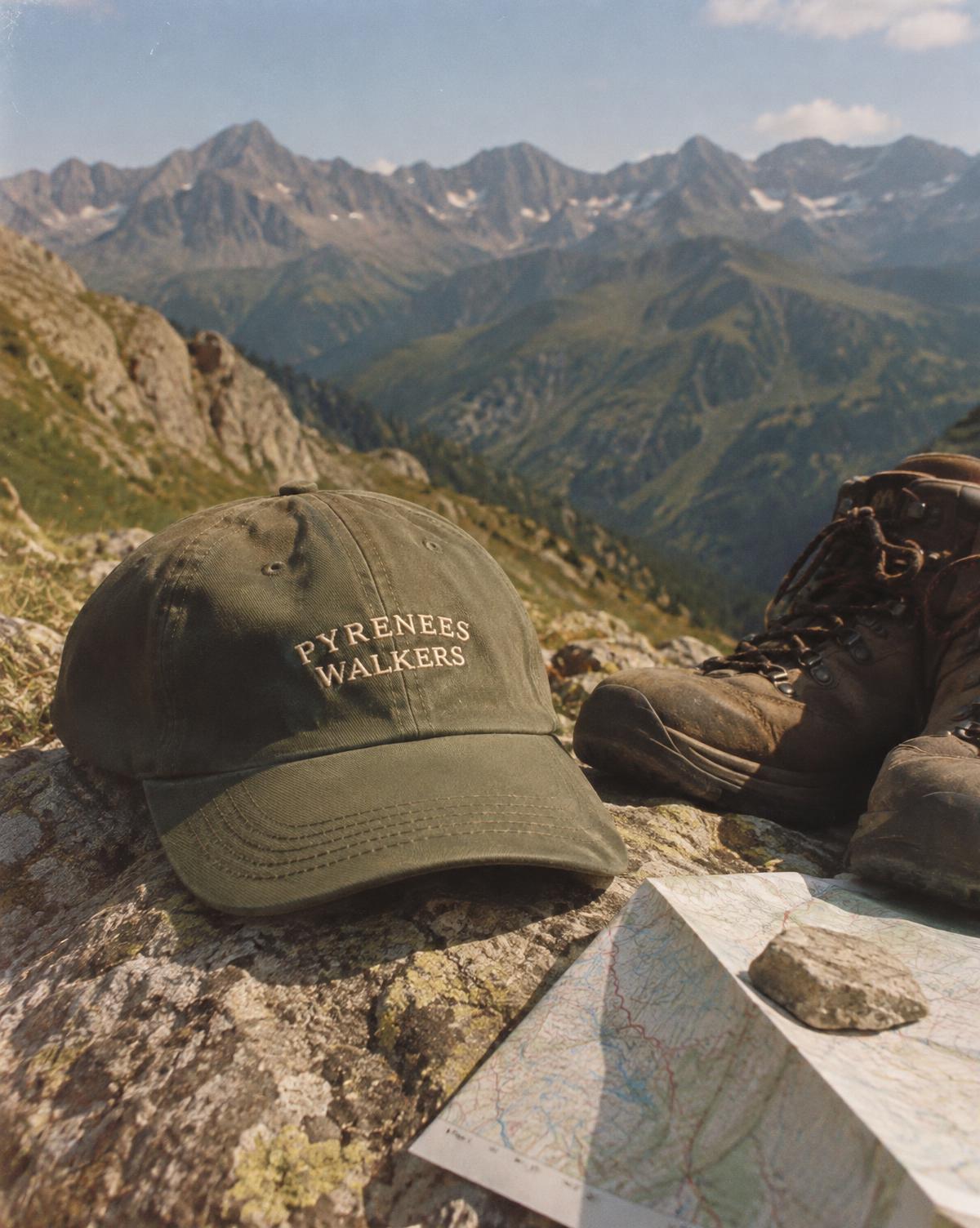 Pyrenees walkers merch piece for a hiking group