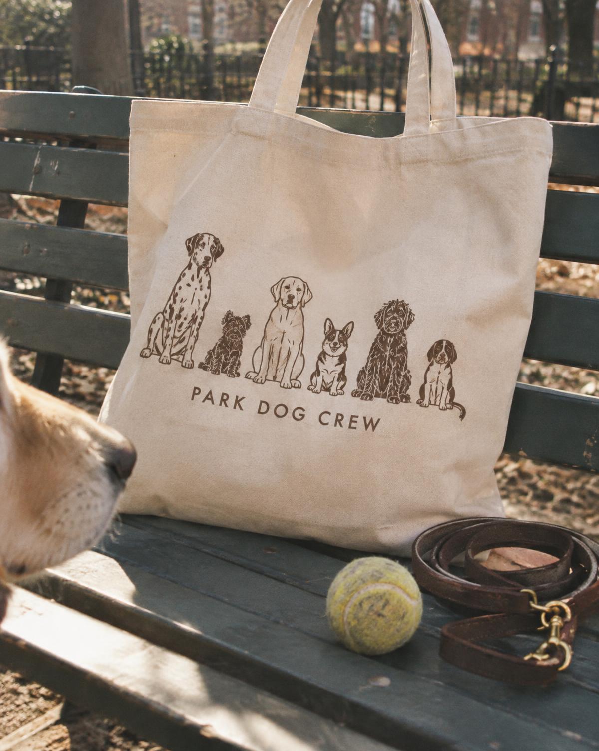 Park dog crew merch piece for a dog crew