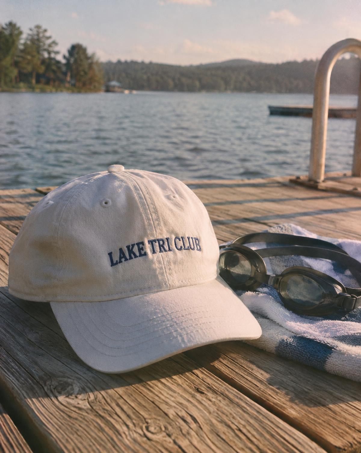 Lake tri club merch piece for a tri and swim club