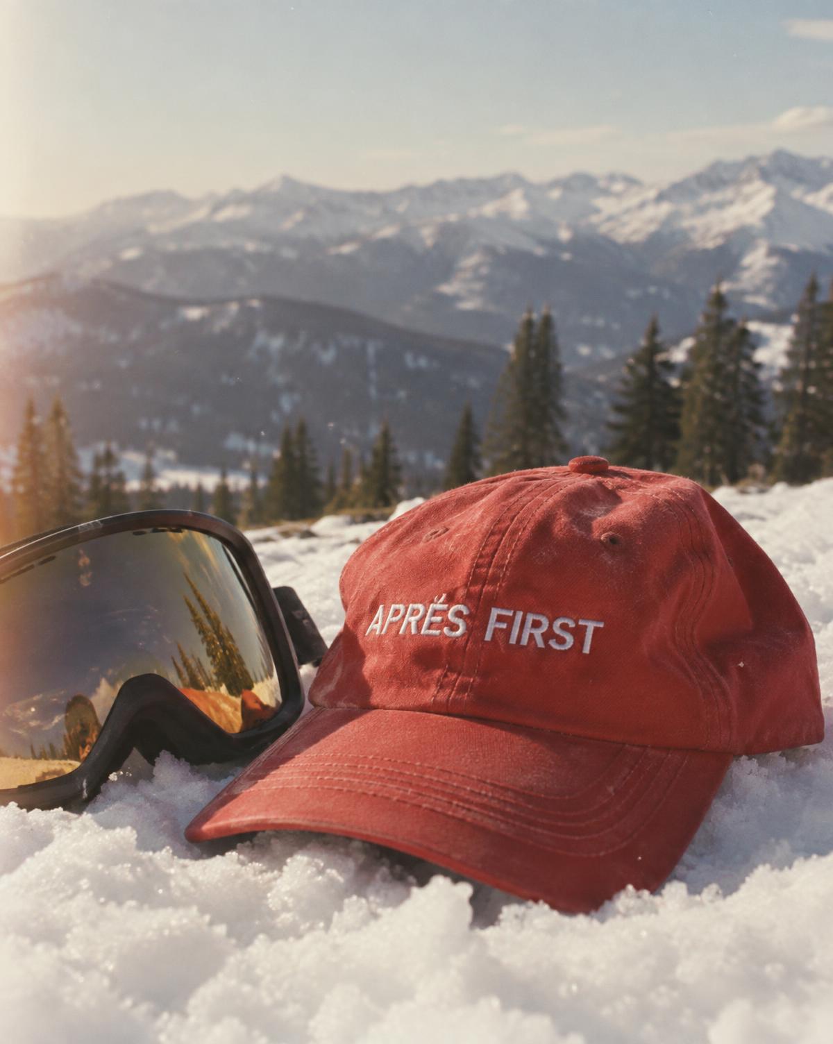 Alps week merch piece for a ski trip
