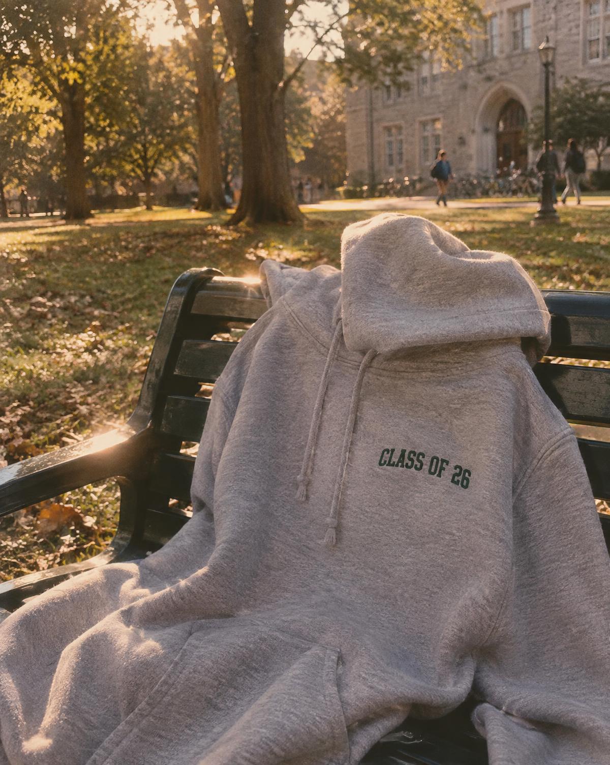 Class of 2026 merch piece for a graduation